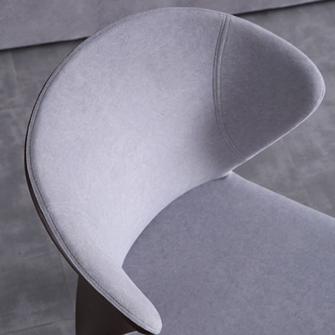 Upholstered Dining Chairs Wingback Chairs with Solid Wood Base