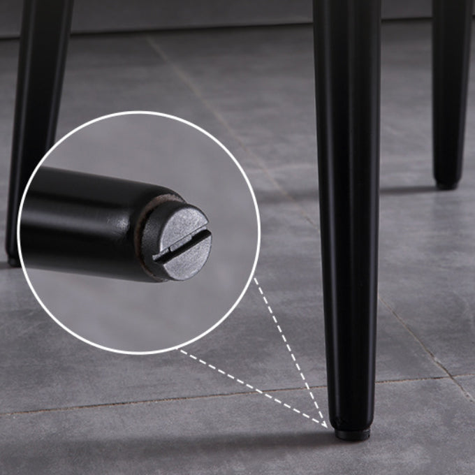 Upholstered Dining Chairs Wingback Chairs with Solid Wood Base