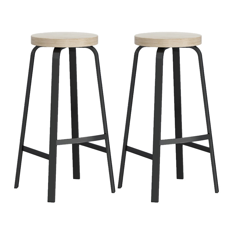 Modern Stackable Counter Height Stools Backless Bar Stools for Restaurant