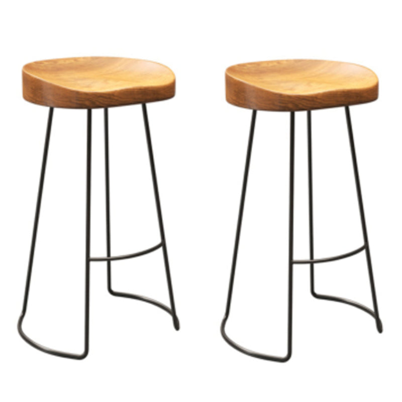 Industrial Bar Table Set 1/2/7 Pcs Solid Wood and Metal Bar Table and Stools