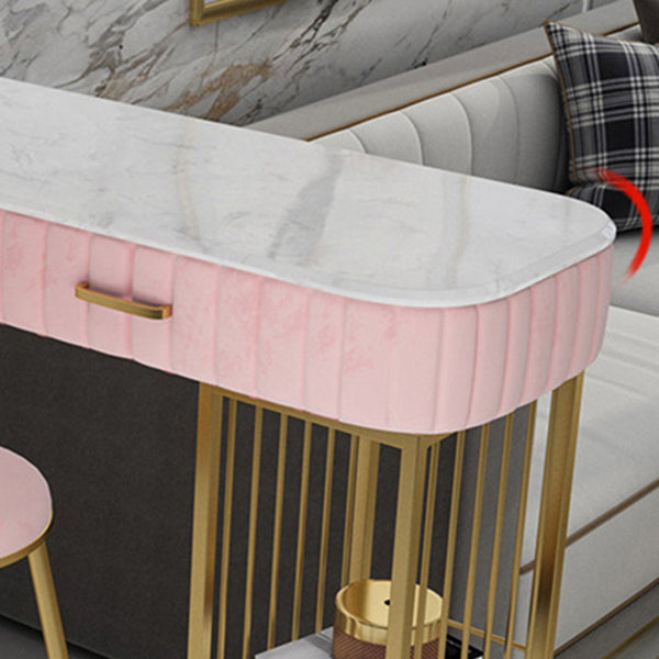 Faux Marble Counter Height Pub Set 1/2/3 Pieces Bar Stool and Table Set