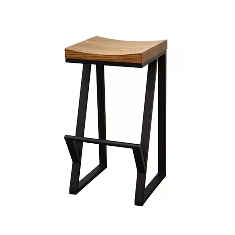 Industrial 1/5 Pieces Bar Table Set Pine Wood Counter Table with High Stools for Balcony