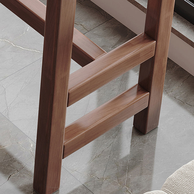 Modern Style Bistro Bar Table Rectangle Solid Wood Bar Table for Home