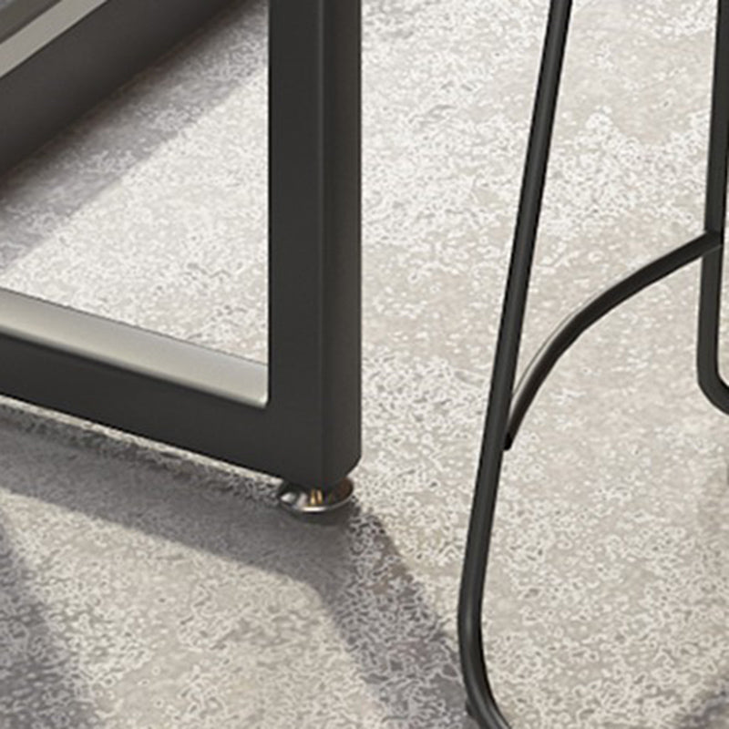 Industrial Style Bar Table Solid Wood Rectangle Bistro Bar Desk