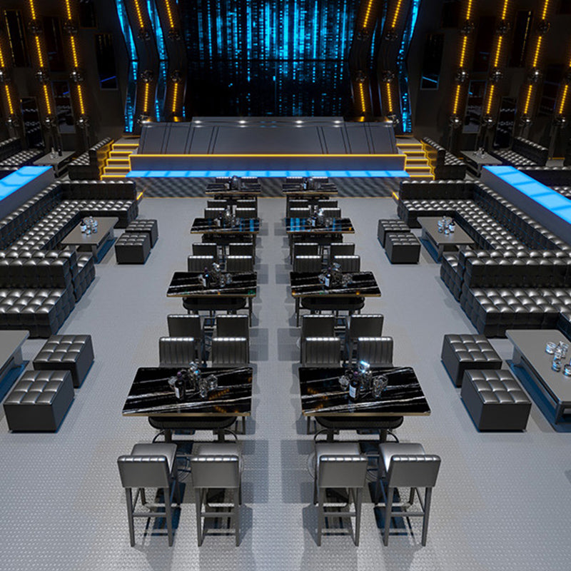 Industrial Style Bar Table Living Room Bistro Bar Desk with Storage