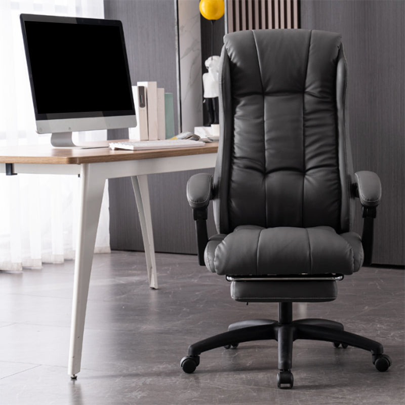 Modern Style Office Chair Upholstered Armrests Task Chair for Office