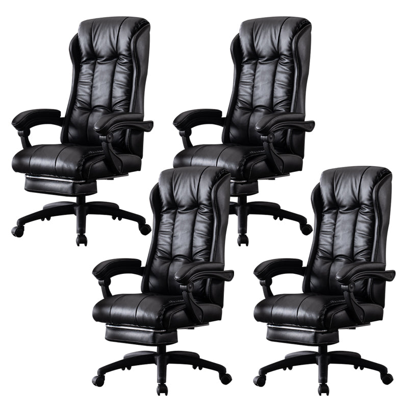 Modern Style Office Chair Upholstered Armrests Task Chair for Office