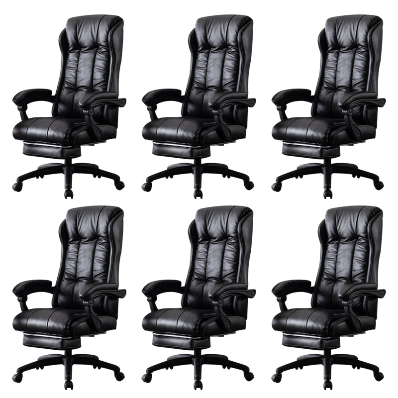 Modern Style Office Chair Upholstered Armrests Task Chair for Office