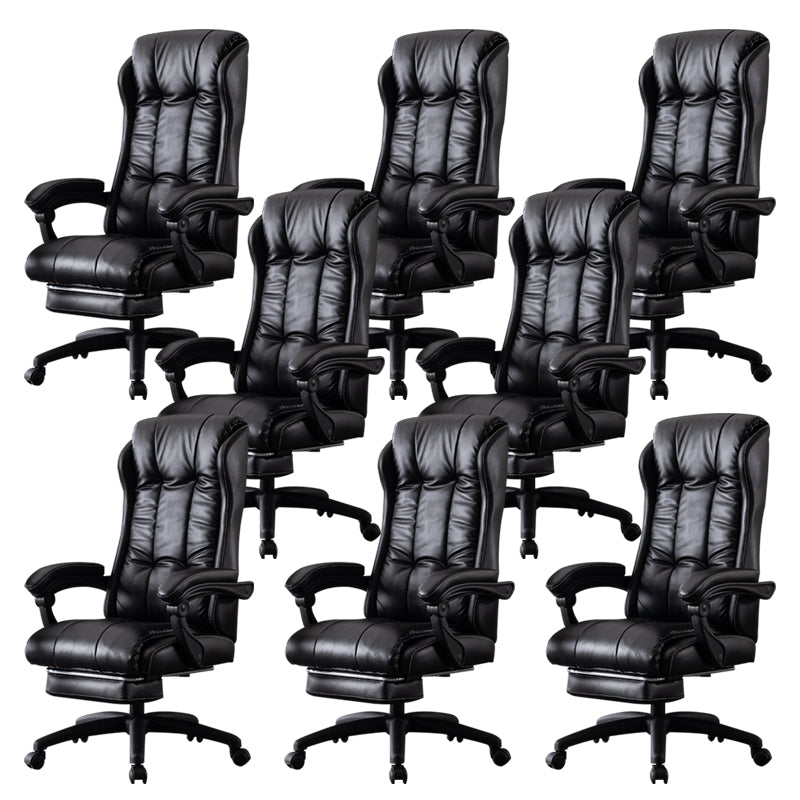 Modern Style Office Chair Upholstered Armrests Task Chair for Office