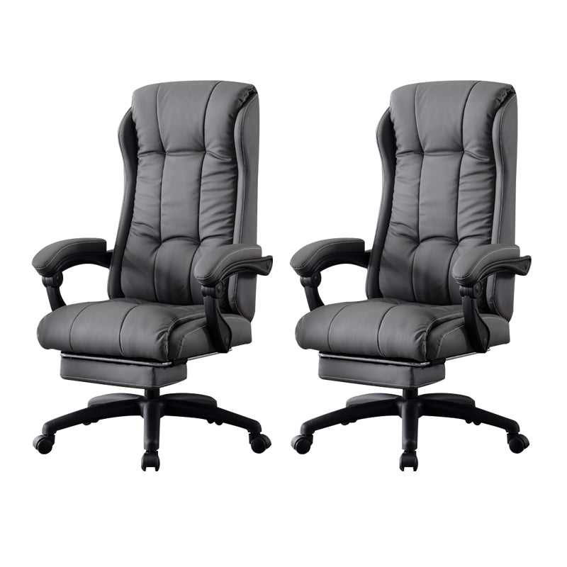 Modern Style Office Chair Upholstered Armrests Task Chair for Office