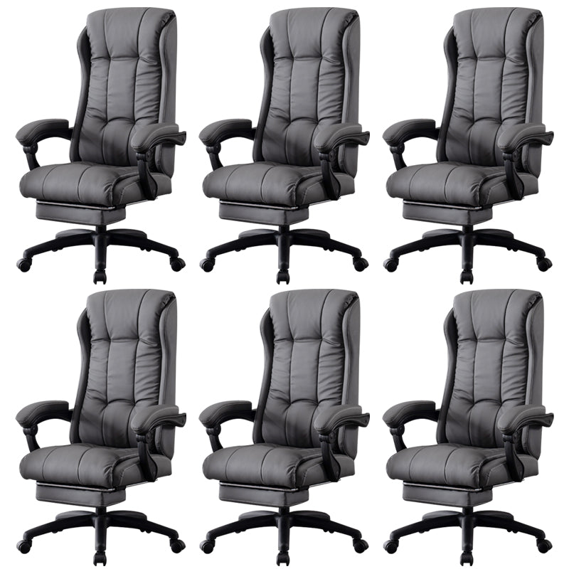 Modern Style Office Chair Upholstered Armrests Task Chair for Office