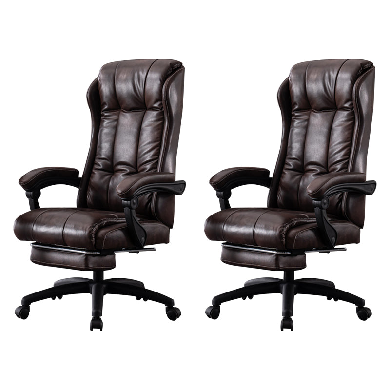 Modern Style Office Chair Upholstered Armrests Task Chair for Office