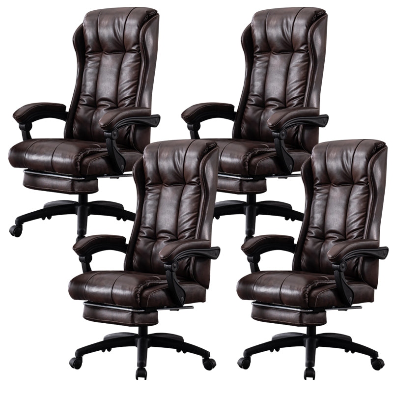 Modern Style Office Chair Upholstered Armrests Task Chair for Office