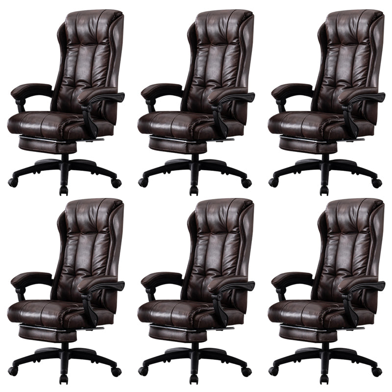 Modern Style Office Chair Upholstered Armrests Task Chair for Office