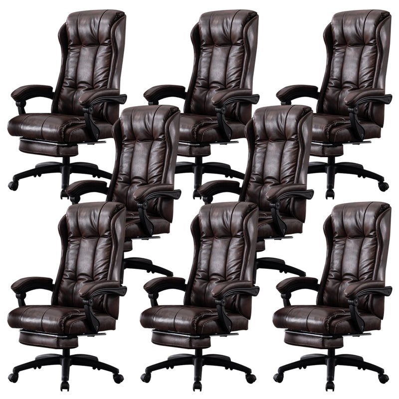 Modern Style Office Chair Upholstered Armrests Task Chair for Office