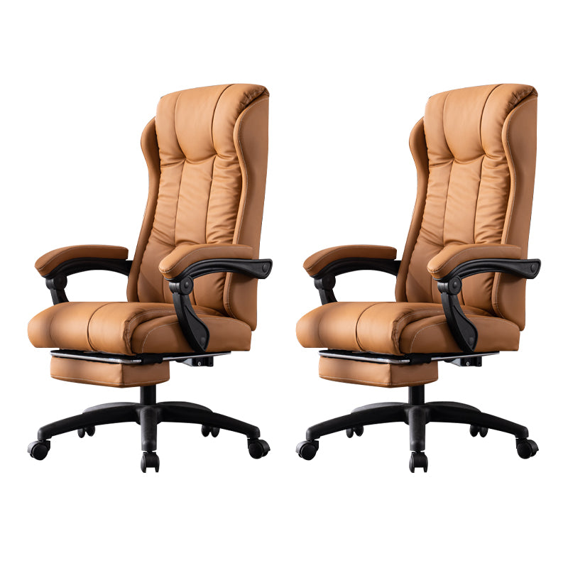 Modern Style Office Chair Upholstered Armrests Task Chair for Office