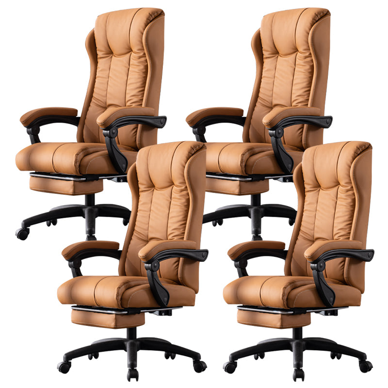 Modern Style Office Chair Upholstered Armrests Task Chair for Office