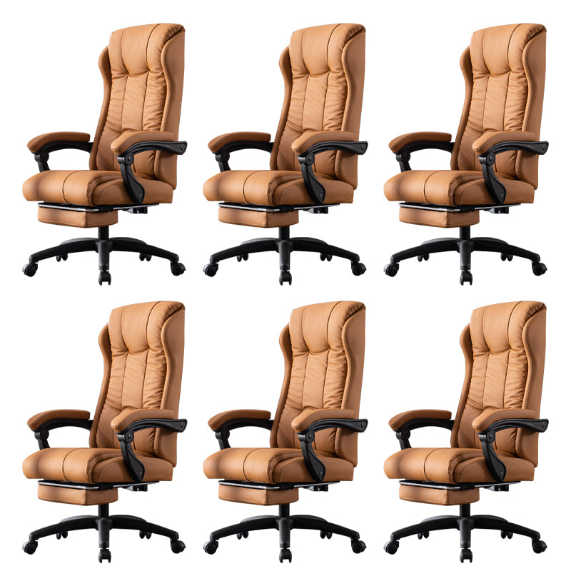 Modern Style Office Chair Upholstered Armrests Task Chair for Office