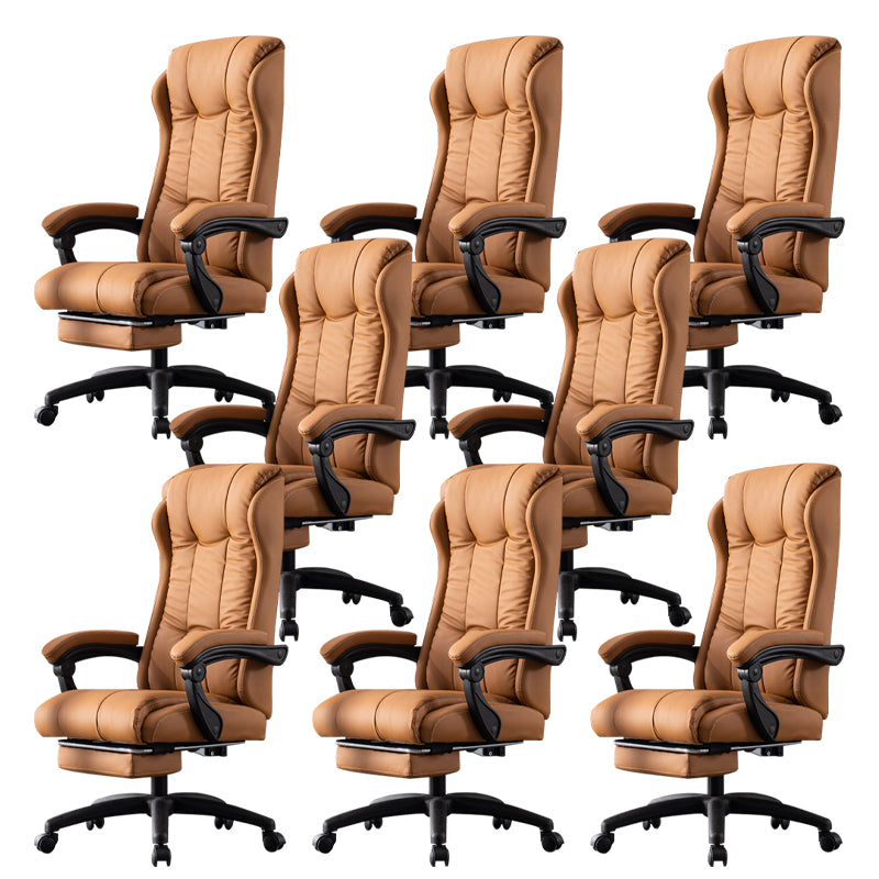 Modern Style Office Chair Upholstered Armrests Task Chair for Office