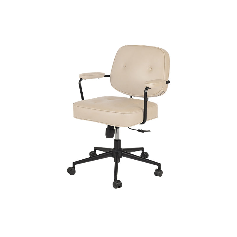 Contemporary Arms Included Task Chair Adjustable Seat Height Desk Chair for Office