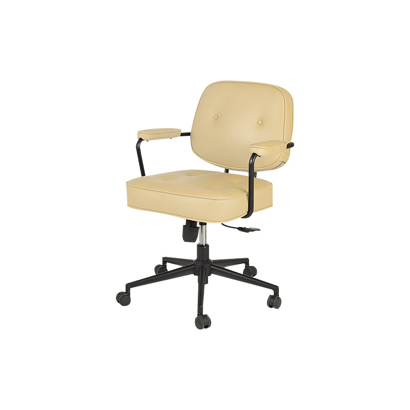 Contemporary Arms Included Task Chair Adjustable Seat Height Desk Chair for Office