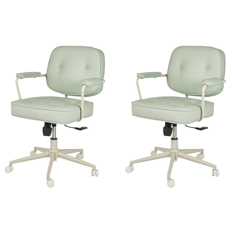 Contemporary Arms Included Task Chair Adjustable Seat Height Desk Chair for Office