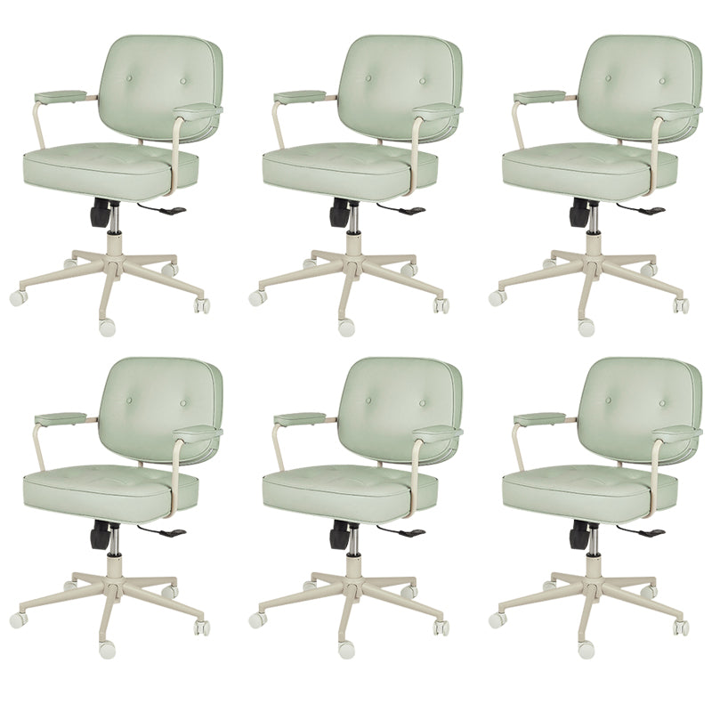 Contemporary Arms Included Task Chair Adjustable Seat Height Desk Chair for Office