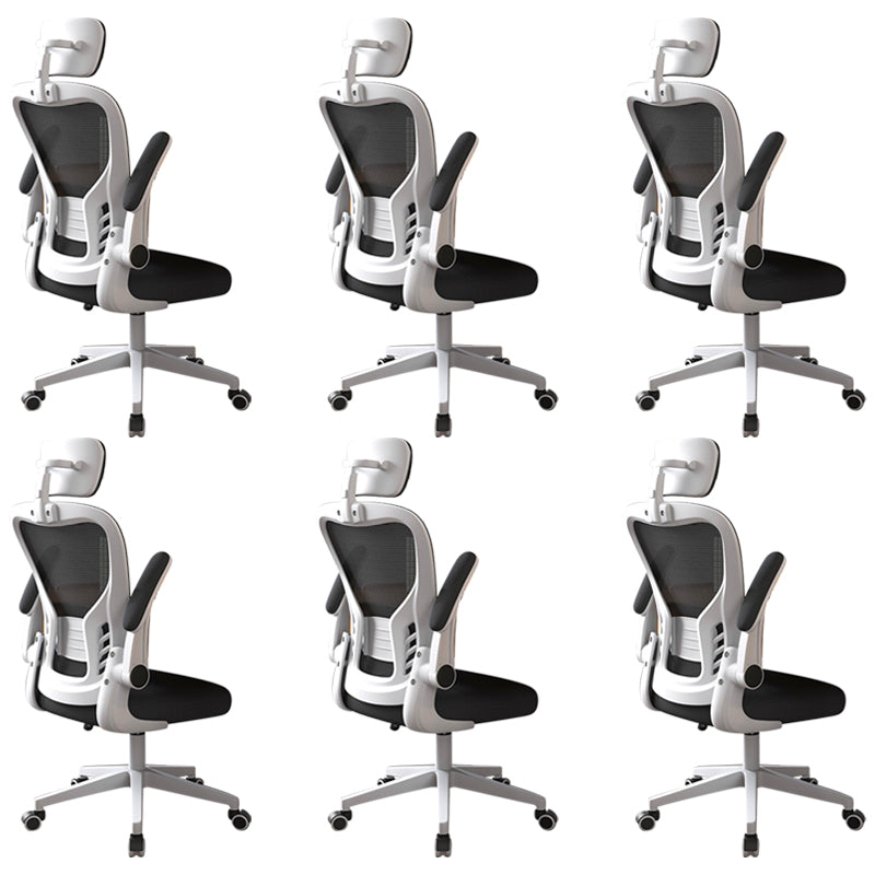 Modern Office Chair Adjustable Seat Height Swivel Chair with Breathable Back