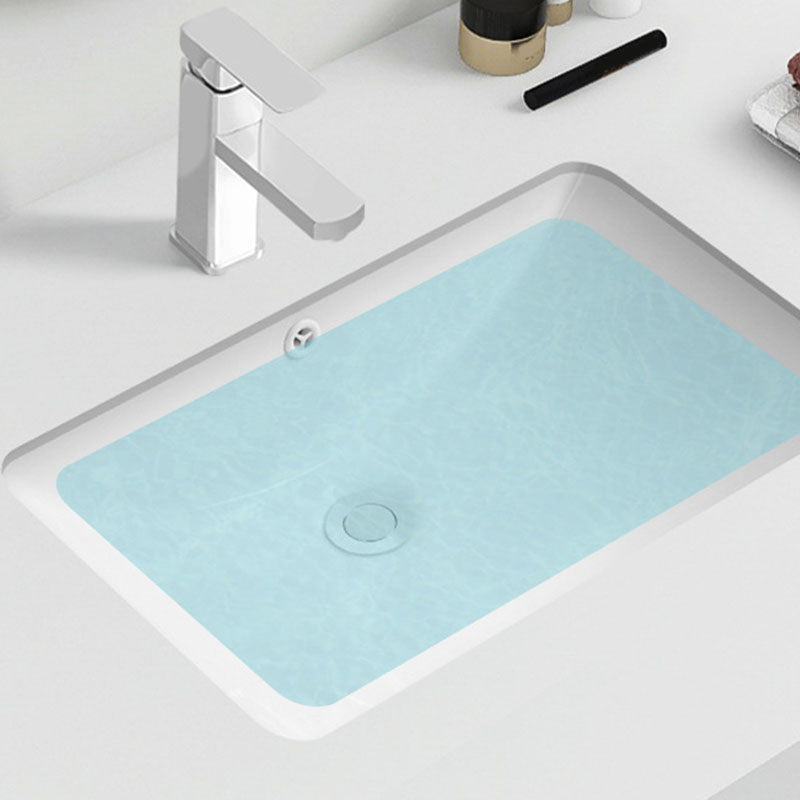Modern Porcelain Bathroom Sink Undermount Bathroom Sink in White(Not Including Faucet)