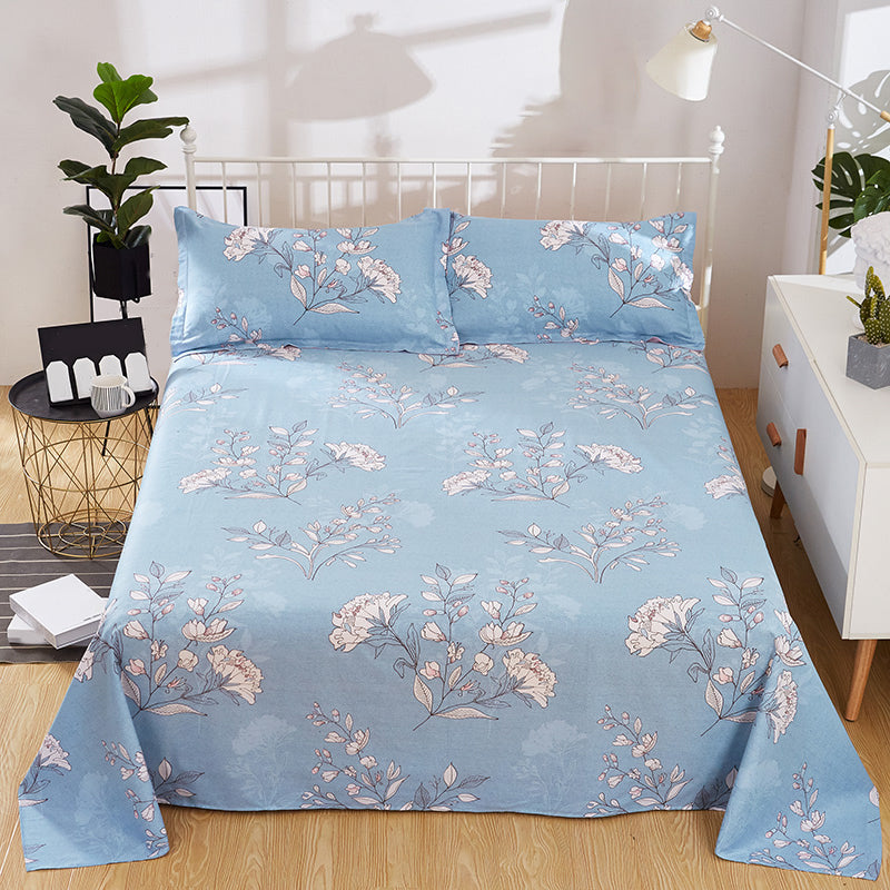 Nautical Cotton Sheet Set Extra Deep Pocket Twin Breathable Ultra Soft Bed Sheet