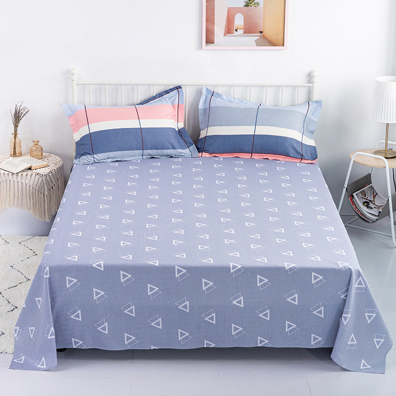 Nautical Cotton Sheet Set Extra Deep Pocket Twin Breathable Ultra Soft Bed Sheet