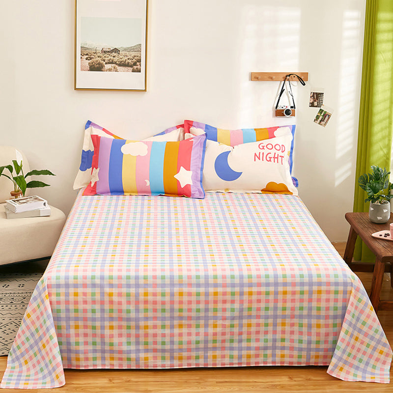 Nautical Cotton Sheet Set Extra Deep Pocket Twin Breathable Ultra Soft Bed Sheet