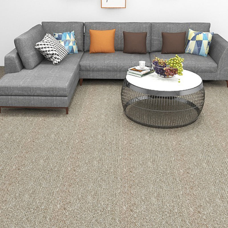 Carpet Tile Fade Resistant Non-Skid Solid Color Self-Stick Carpet Tiles Dining Room
