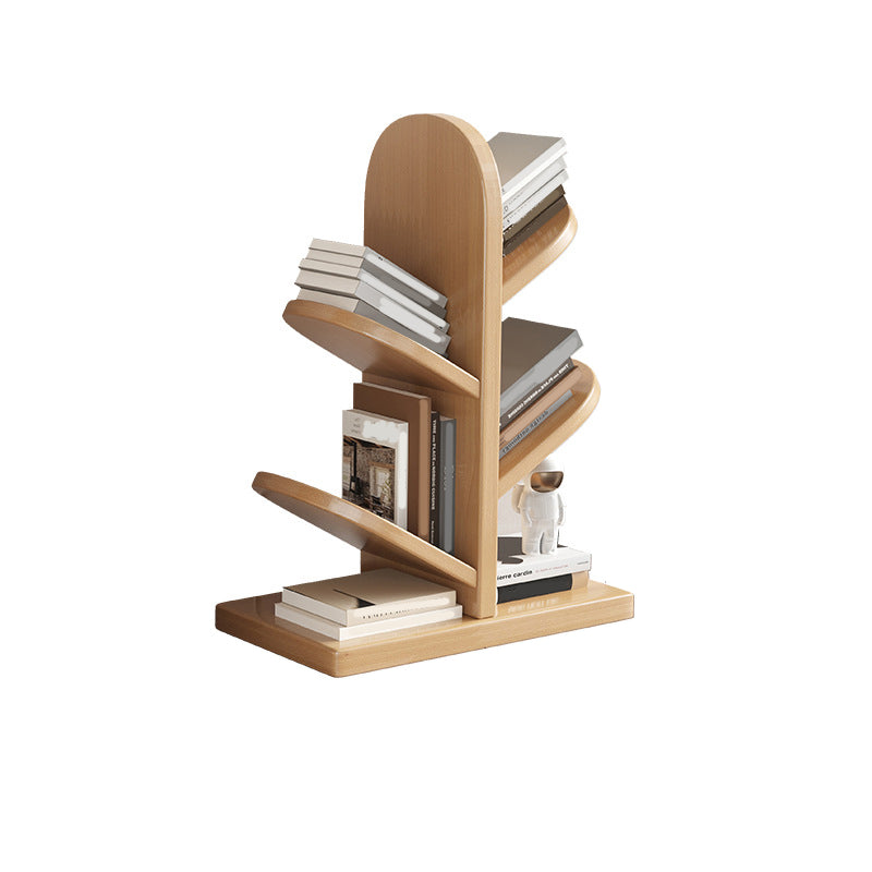 Nordic Style Open Back Bookshelf Wooden Bookcase for Study Room