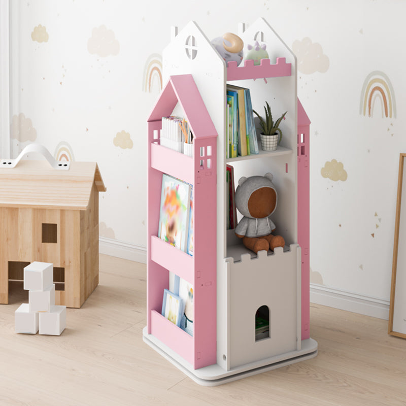 Scandinavian Open Back Standard Bookshelf Engineered Wood Bookcase for Study Room