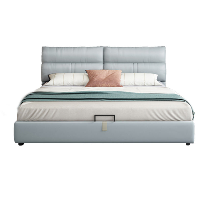 Mattress Included Platform Bed Frame Upholstered Headboard Platform Bed