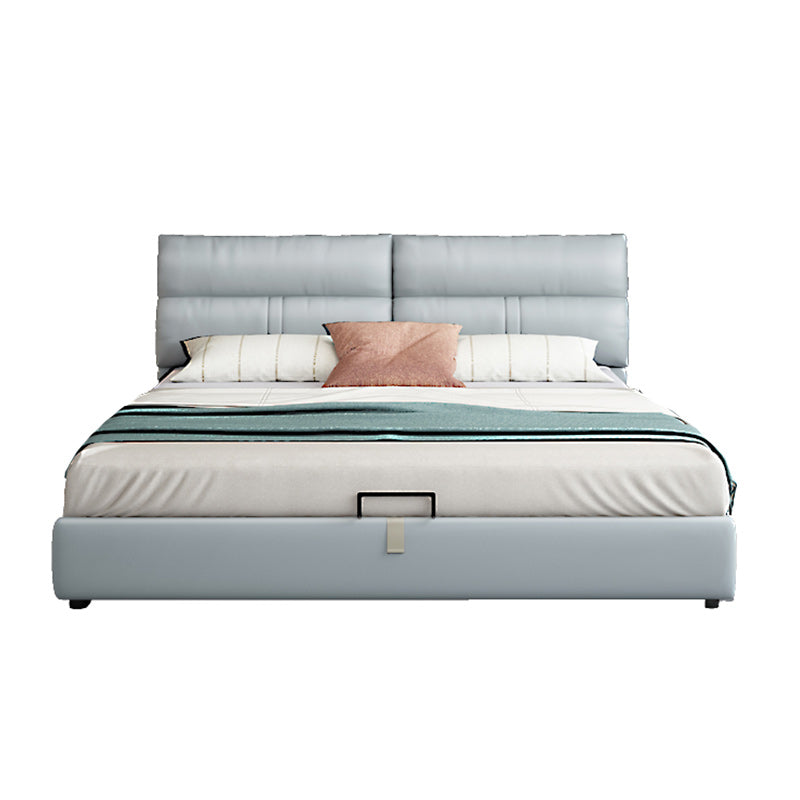 Mattress Included Platform Bed Frame Upholstered Headboard Platform Bed