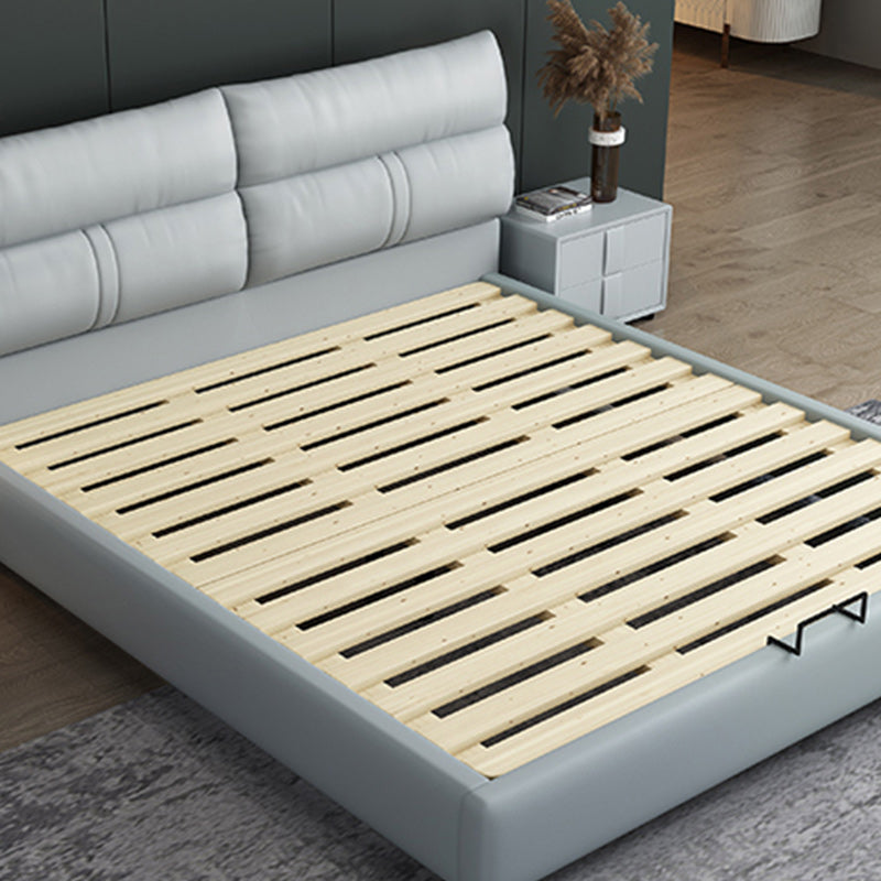 Mattress Included Platform Bed Frame Upholstered Headboard Platform Bed