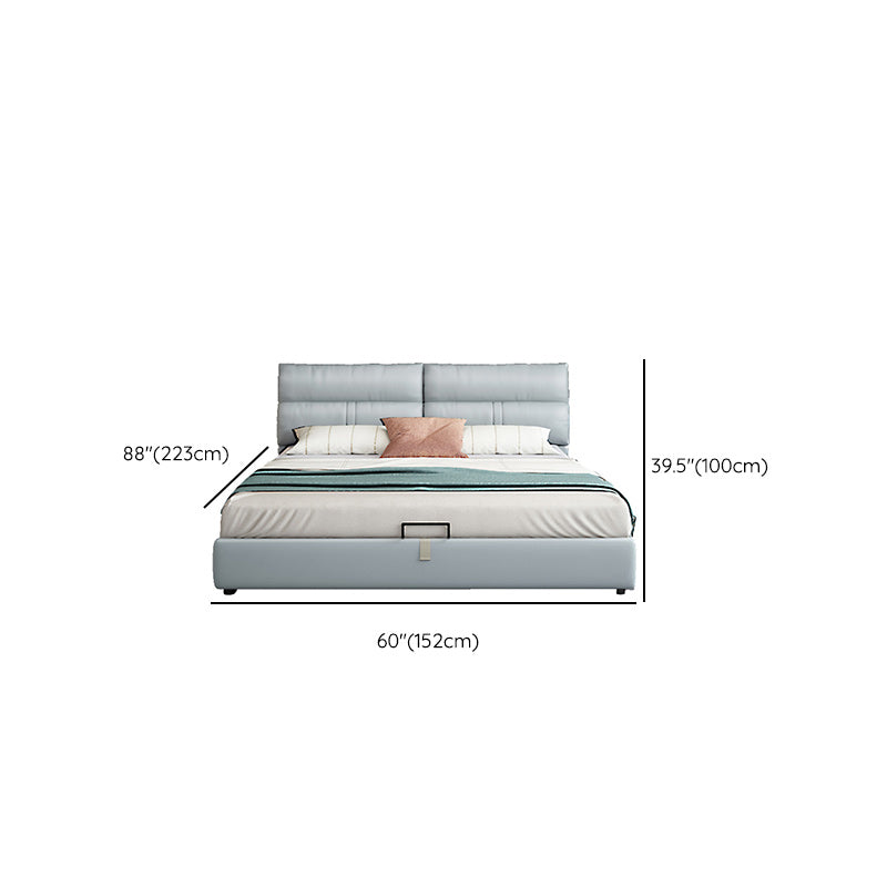 Mattress Included Platform Bed Frame Upholstered Headboard Platform Bed