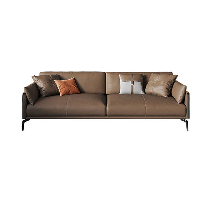 Modern Style Seating with Four Leds Bonus Room Tuxedo Arm Loveseat