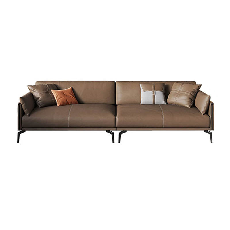 Modern Style Seating with Four Leds Bonus Room Tuxedo Arm Loveseat