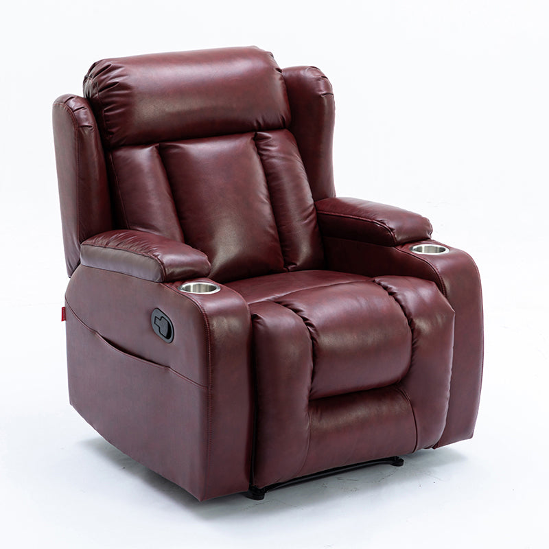 USB Charge Port Recliner Side Pockets Swivel Rocker Standard Recliner