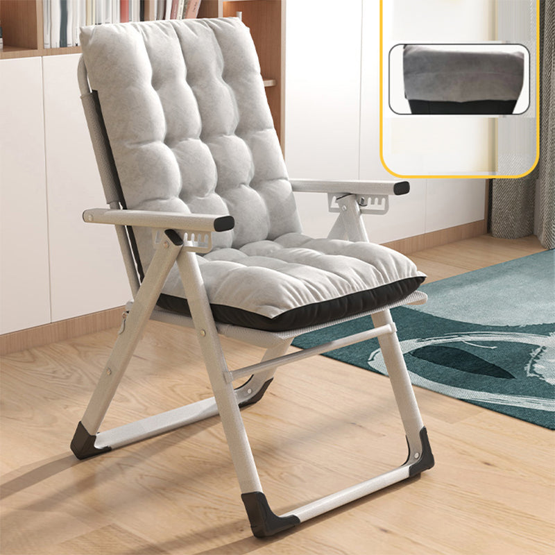 Metal Standard Recliner Solid Color Living Room Foldable Seat