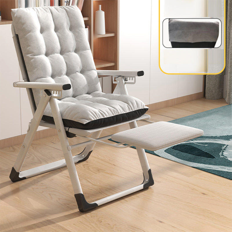 Metal Standard Recliner Solid Color Living Room Foldable Seat