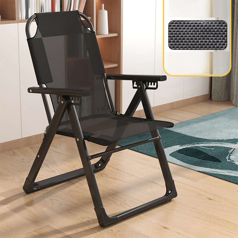 Metal Standard Recliner Solid Color Living Room Foldable Seat