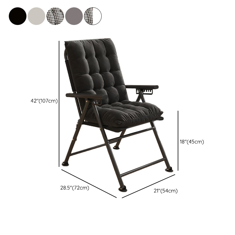 Metal Standard Recliner Solid Color Living Room Foldable Seat