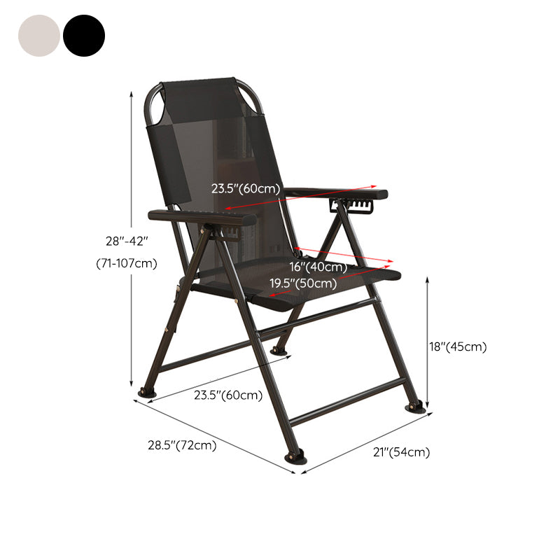 Metal Standard Recliner Solid Color Living Room Foldable Seat