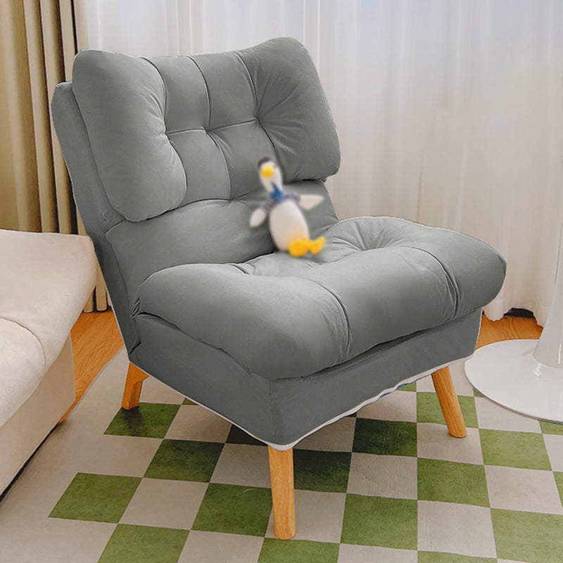 Contemporary Upholstery Recliner Chair Solid Color Standard Recliner