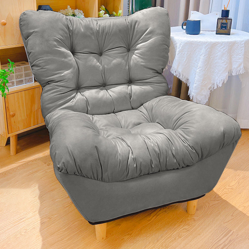 Contemporary Upholstery Recliner Chair Solid Color Standard Recliner