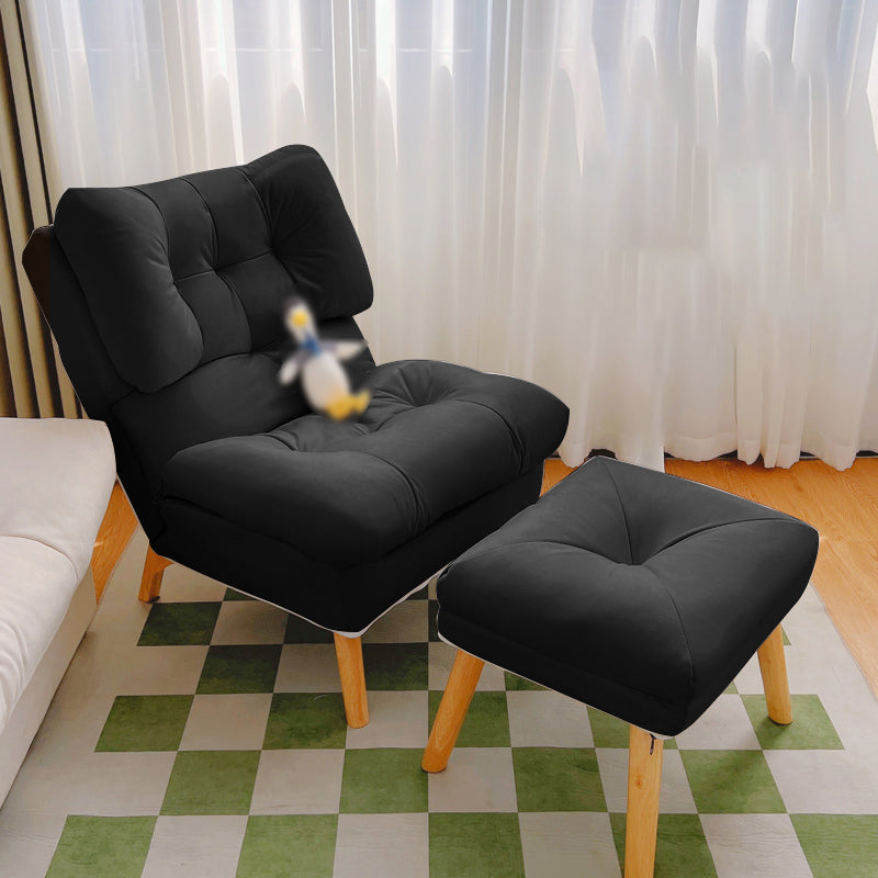 Contemporary Upholstery Recliner Chair Solid Color Standard Recliner